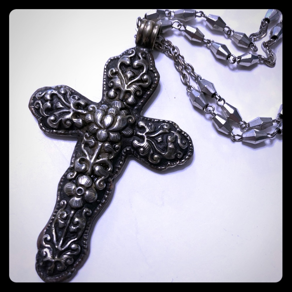 Free People Cross Necklace